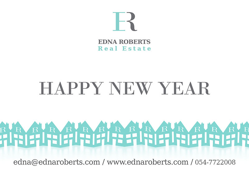 Edna Roberts Real Estate & Relocation to Israel | Happy New Year Greetings